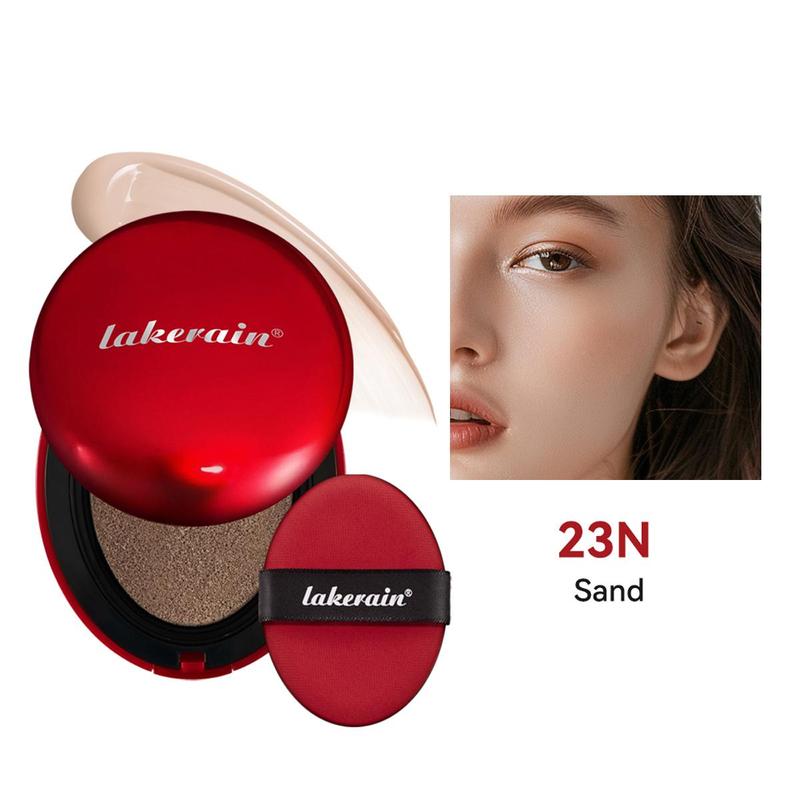 Long-Lasting Air Cushion Balm Foundation, Lightweight Moisturizing Makeup Base & Cream for Women & Girls