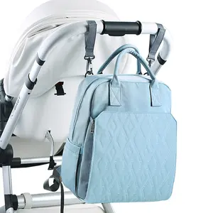 Expandable Baby Backpack, 2-In-1 Diaper and Carry Bag for Moms, Multifunctional Casual Mommy Bag for All Seasons