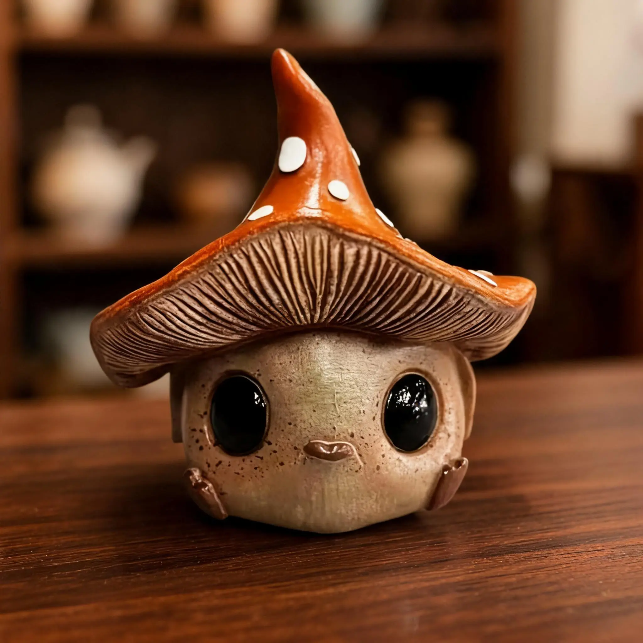 Vintage Inspired Mushroom Fairy Decor, Easter Egg Hunt Prize, Sentimental Mother's Day Gift, Resin Collectible Figurines, Collectible Figure Decor for Tea Table, Office Desk, Home Decor, Table Desk Ornament, Decor Ornaments