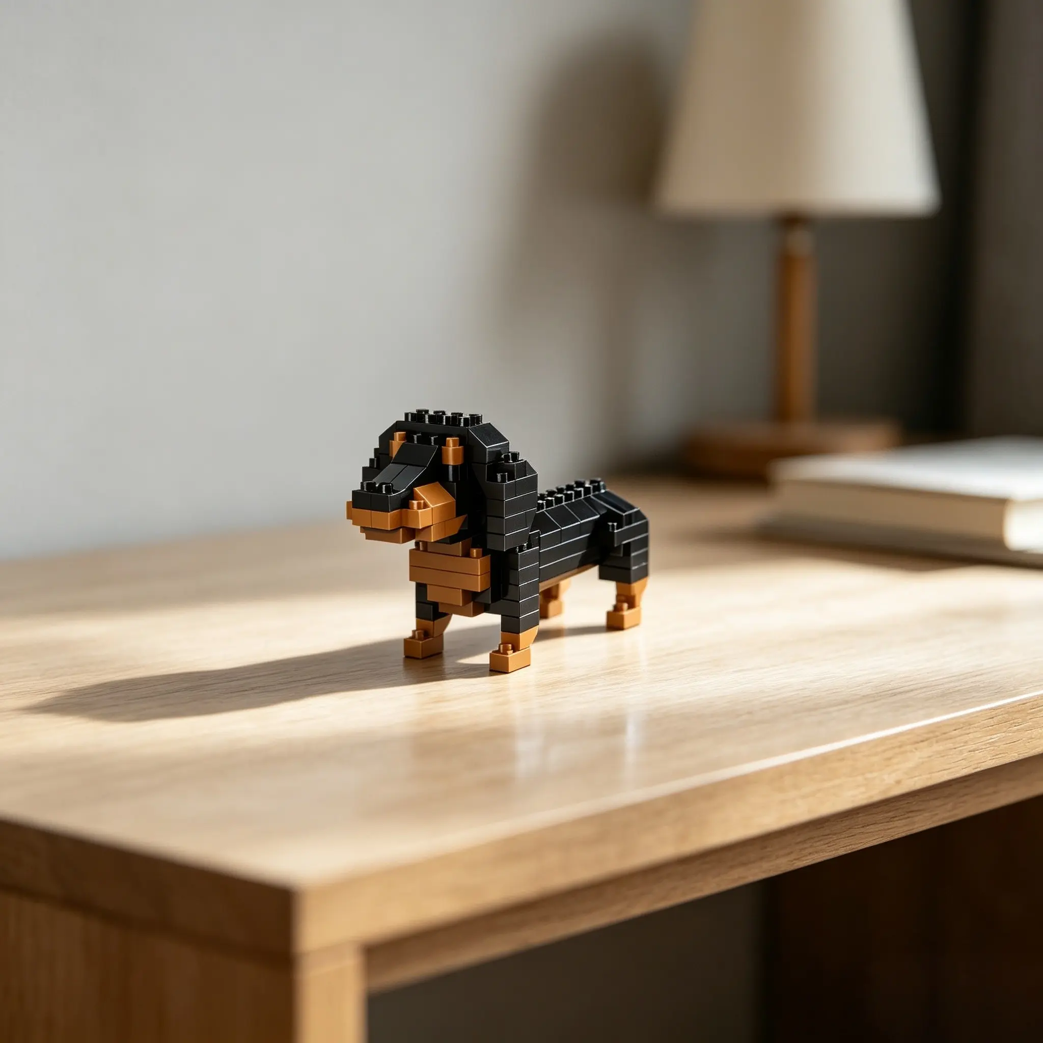 Cartoon Puppy Micro Mini Building Blocks, 3D Stereo Animal Toy, High Simulation, Dachshund/schnauzer/shiba Inu/poodle/labrador, Desk Decor