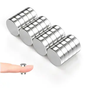 60Pcs Small Round Magnets,10x2mm Refrigerator Magnets,Mini Magnets for Office, DIY,Fridge, Crafts and Science