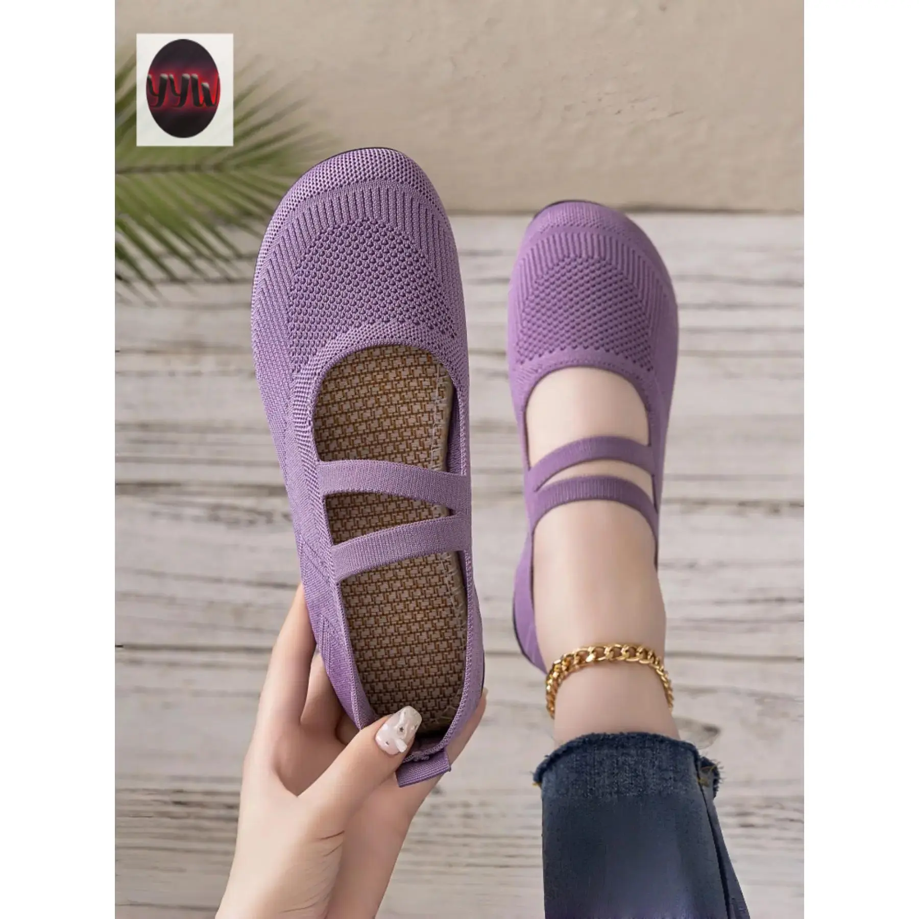 YYW1 Simple Ballet Flats, Elegant Mary Shoes, Versatile Shoes, Perfect Work, Casual Wear, Travel, Soft Comfort Fit, Footwear, Soft Sole Flats