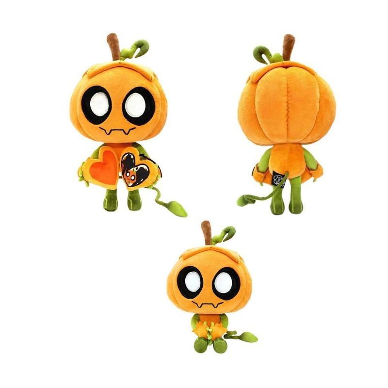 Dandy's World Scraps Pumpkin Head Plush Toy, 23cm Soft Horror Game Monster Stuffed Doll, Collectible Plushie Gift for Fans