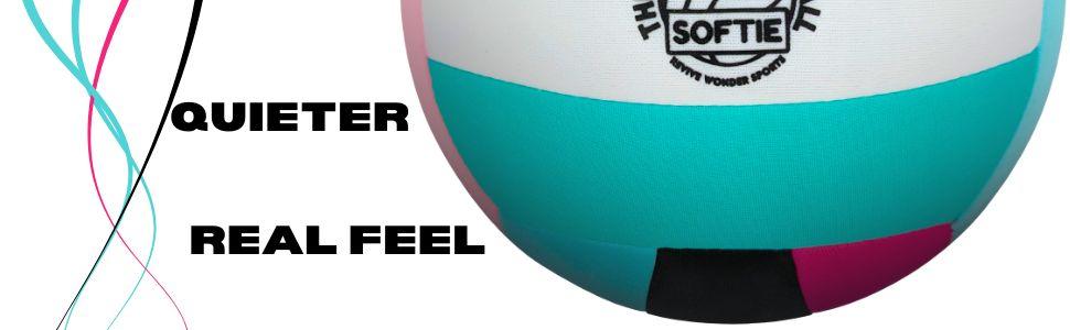 AGS Indoor Soft-Touch Volleyball – Padded Foam Practice Ball for Pain-Free Training |   Realistic Weight & Bounce |   Silent Indoor Gear for Kids & Teens