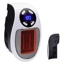 450W Wall-Mounted Electric Heater with Adjustable Temperature PTC Ceramic Heating 12-Hour Timer LED Display Portable for Bathroom Bedroom Office Indoor Use
