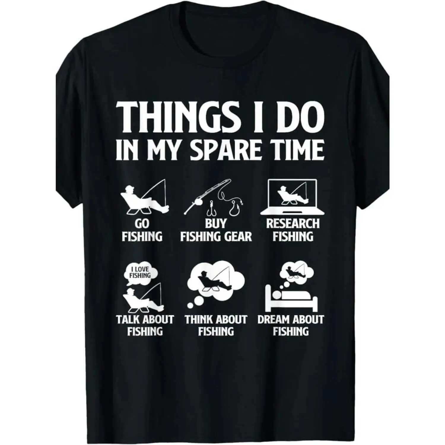 Men's Fitted Graphic T-Shirt - Twill Fabric, Geometric-Cartoon Bass Fishing Design, Short-Sleeve Streetwear for Outdoor Enthusiasts, Plants-Themed Accents