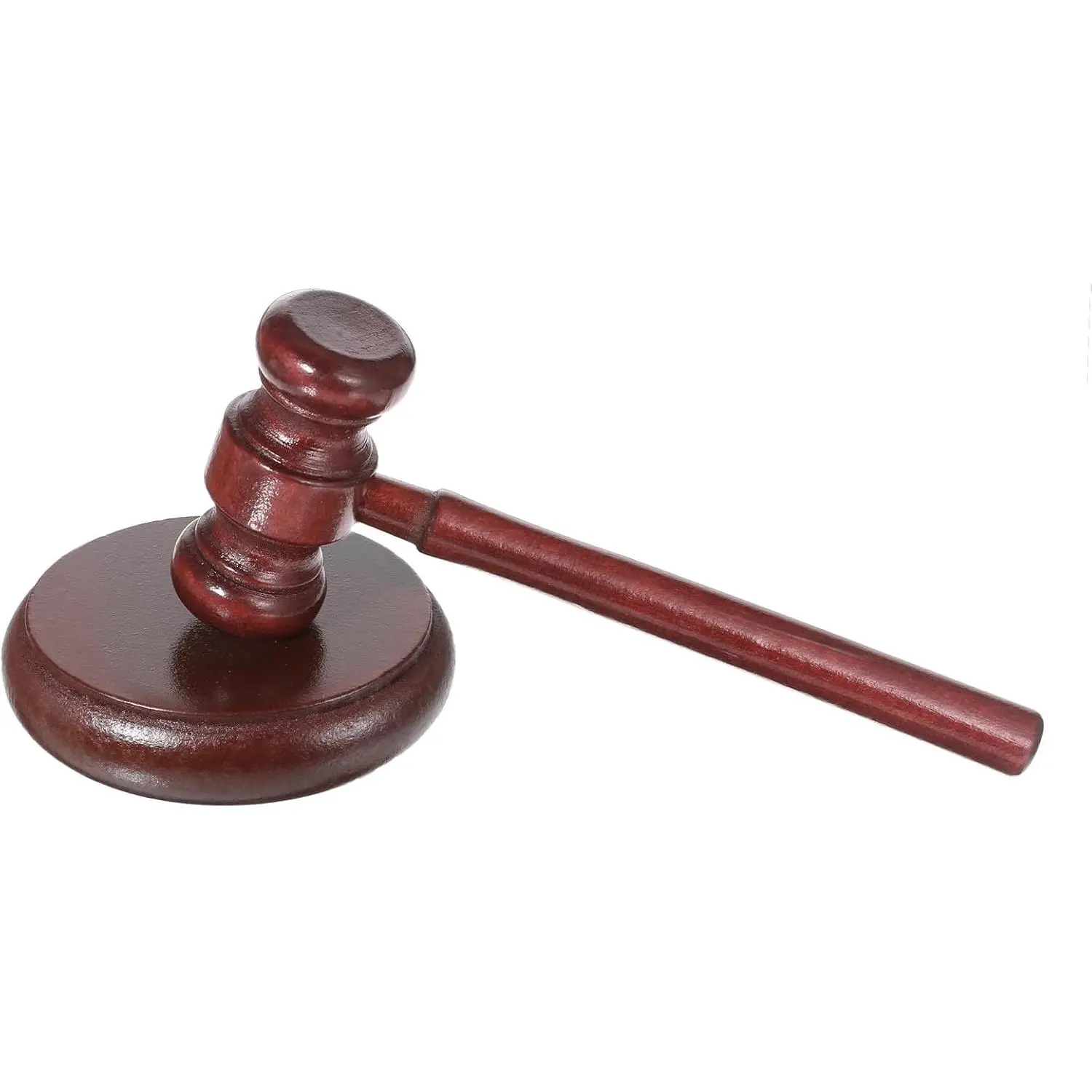 Handmade Wooden Gavel and Sound Block Set Judge Hammer for Court Lawyer Auction Sale Meetings Student Ideal Gift