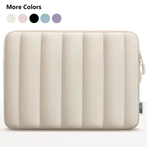 13-16 Inch Puffy Laptop Sleeve Case for MacBook Neo, MacBook Air 13/15, MacBook Pro 13 14 15 16 and 13-16 Inch HP/Dell/Asus/Lenovo Laptops, Soft Protective Laptop Bag Cover, Computer Bags