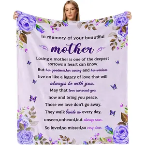 Sympathy Gifts For Loss Of Mother Sympathy Blanket Memorial Blanket Loss Of Mom Sympathy Gifts In Memory Of Loved One Gifts Grief Gifts Bereavement Gifts Throw Blankets