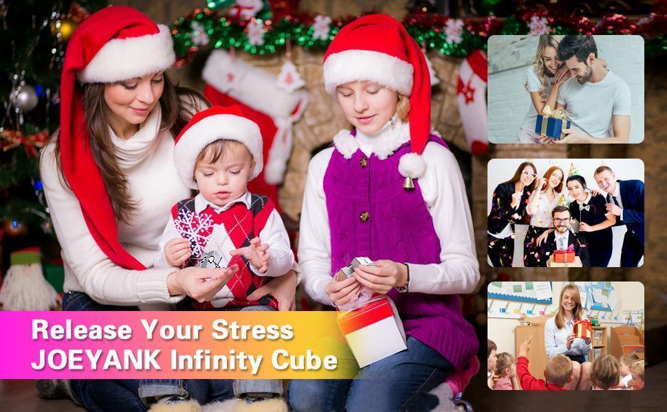 Fidget Finger Toys, ABS Infinity Cube Prime for Stress and Anxiety Relief, Ultra Durable Sensory Gifts for Adults and Kids ideal birthday gift