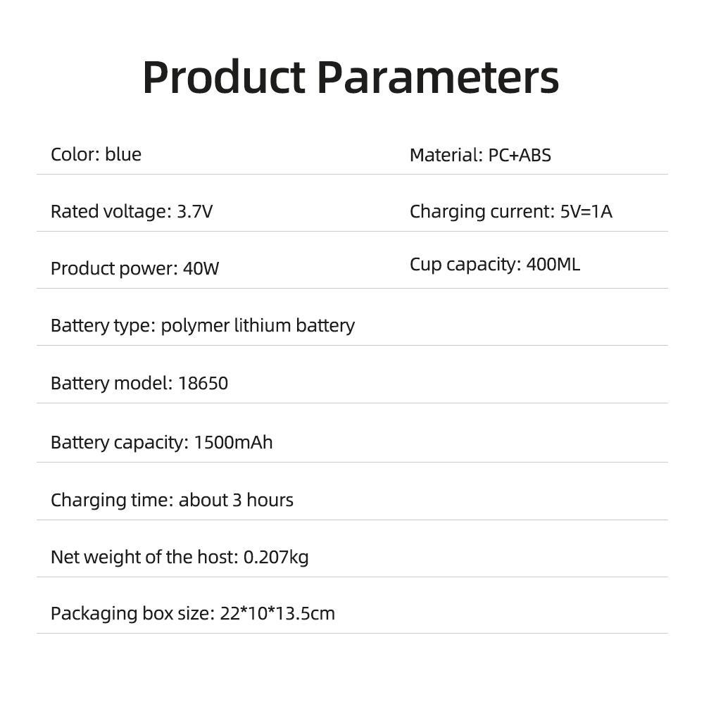 Portable 6 Blade Juicer Cup, 1 Box USB Rechargeable Juicer Blender, Portable Smoothie Blender, Fruit & Vegetable Juicer, Home Multifunction Juicer, Household Kitchen Appliances for Home Use, Gift