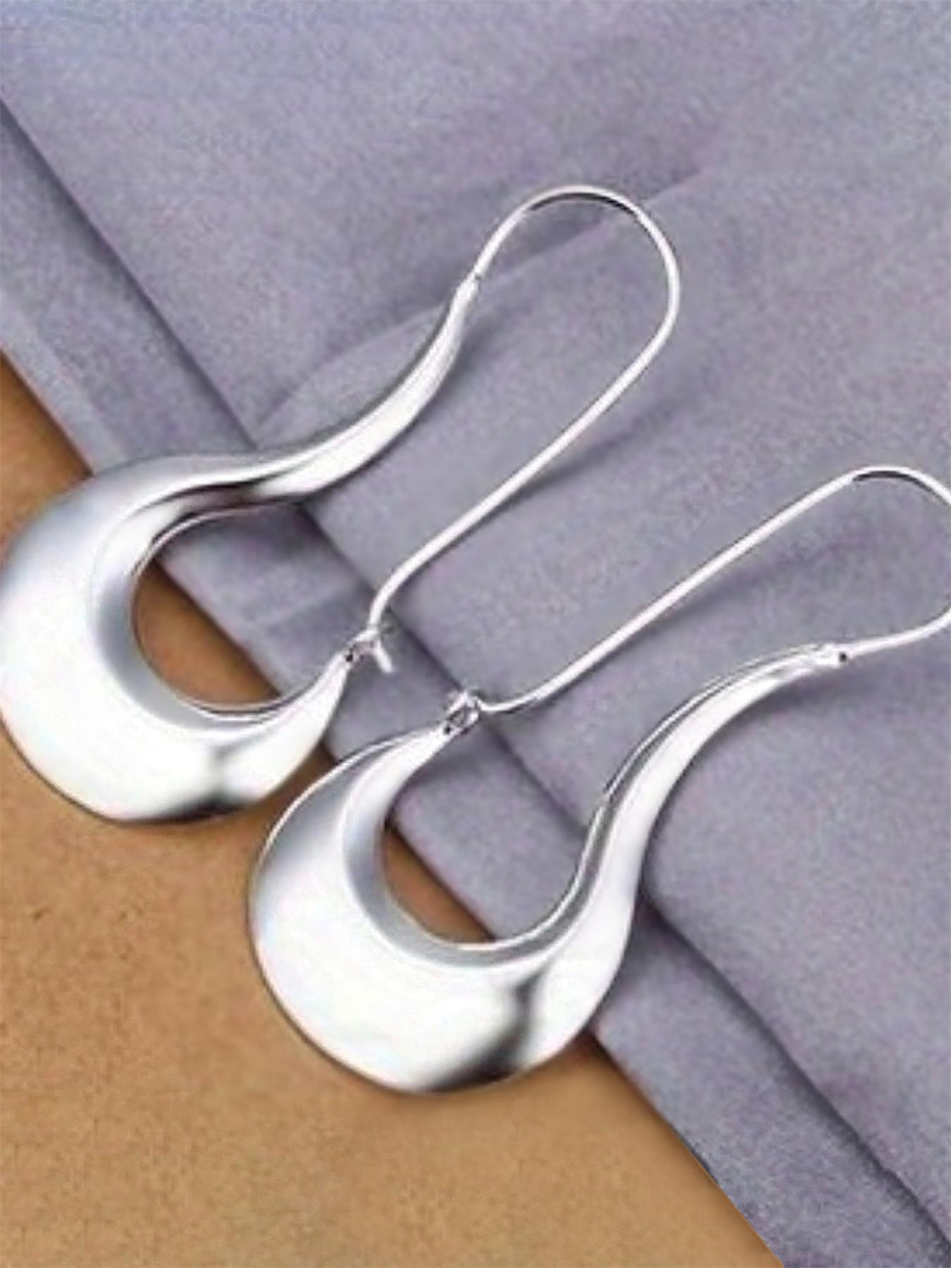 Women's Fashionable Geometric Design Dangle Earrings, Jewelry Gifts for Anniversary, Wedding and Party, Classic Fashion Accessories for Daily Wear, High Quality Earrings, Trendy Jewelry
