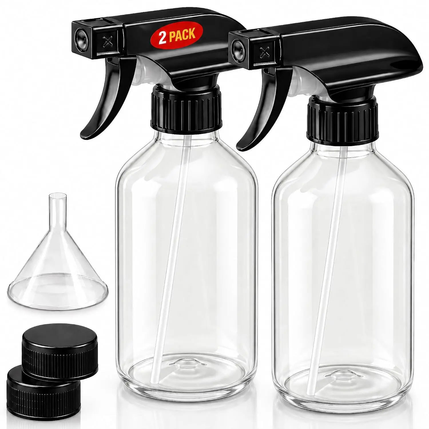 2 Pack Plastic  Bottles 10 OZ – Leak Proof, Adjustable Nozzle, Empty  Bottles For Cleaning Solutions, , , Or Diy  Bottle