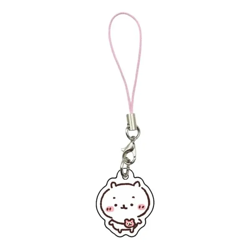 Keychain for Funny Cute Gift Meme Chiikawa Hachiware Momonnga Acrylic Anime Phone Charm Cute Toys Gift for Friend Birthday Gift