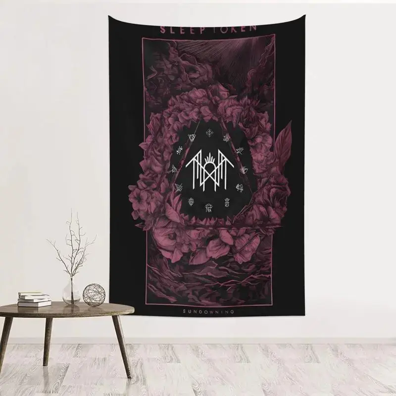 Sleep Token Vintage Tapestry 30*40 Inch - Suitable for Home Decor, Bedroom, Living Room and Dorm - wall decor flags Minimalist Wall Tapestry Aesthetic Room Backdrop