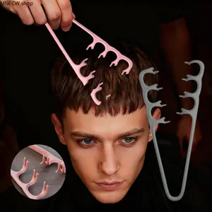 2026 Viral Upgraded Double Texture Volume Hair Comb, Fluffy Styling Root Lifter, Men Women Hair Part Bangs Coverage Fluffing Brush Tool