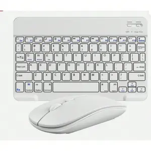 Bluetooth Keyboard Mouse Set, Portable Wireless Keyboard (150mAh), Compatible With Samsung Tablets, Apple (IOS 13 And Above), Android Smartphones, Windows System (Black)