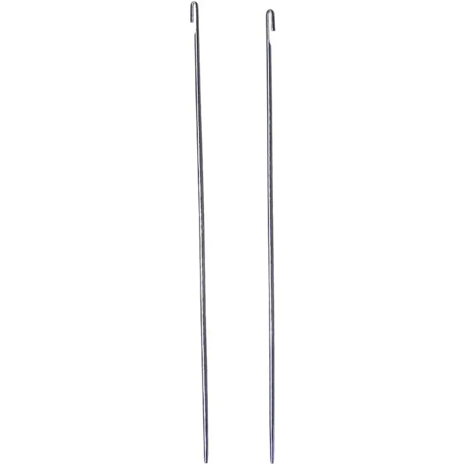 2 count Metal Beading  Bead Crochet Hooks Beaded  Steel  Bead  Threader  Making Tools Beading
