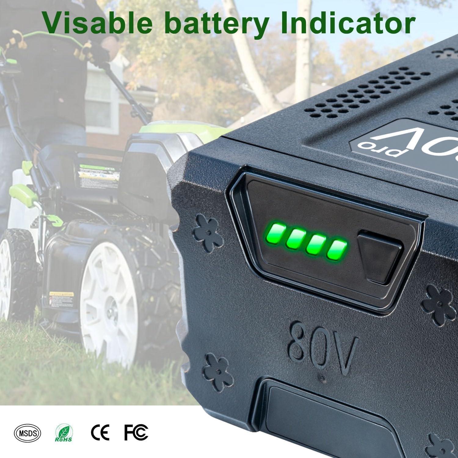 3500mAh  Replacement for Kobalt 80V  Compatible with KB2580-06 KB680-06 KB280-06 Lithium  Cordless Power Tools