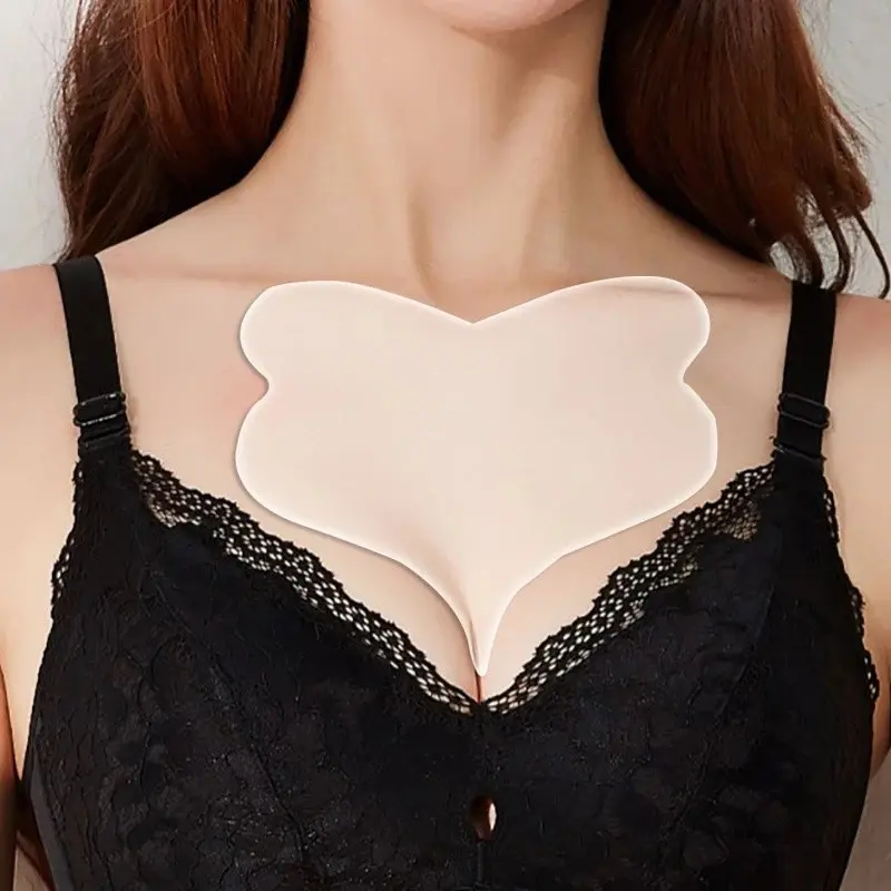 1PCS Reusable Neck & Clavicle Silicone Patch, Beauty Auxiliary Skin Sticker, Overnight External Beauty Care Tool