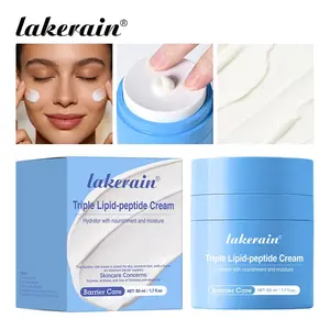 Lakerain 2 Counts Skinfix Triple Lipid-Peptide Cream Nourishing Repair Moisturizer for Dry Sensitive Skin, Fortifies Skin & Locks in Moisture, Rich Creamy Texture for Daily Use, Ideal for Eczema-Prone & Delicate Skin Care