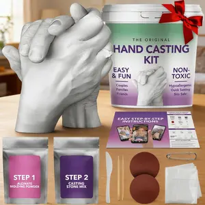 Creative Activity Set for Making Lasting Memories, Ideal for Craft Lovers and Personalized Gifts,Original Casting Kit – Perfect DIY Gift for Couples, Families, & Friends