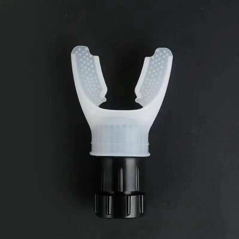 Portable Silicone Adjustable Resistance Breathing Trainer, Fitness Throat Exercise Device, Mouth Movement Equipment, Model 7496