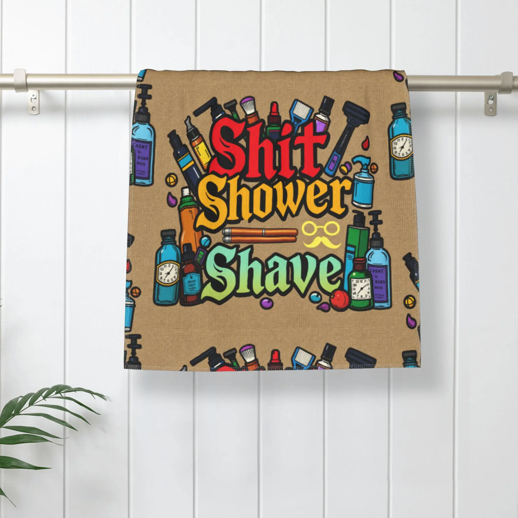 Fluffy Personal 35x75cm Funny Graphic Hand Towel - Ultra Soft Microfiber Bathroom Towel, Highly Absorbent Quick Dry Face Cloth, Fade Resistant Grooming Accessory, Ideal Gift for Travel Gym Use
