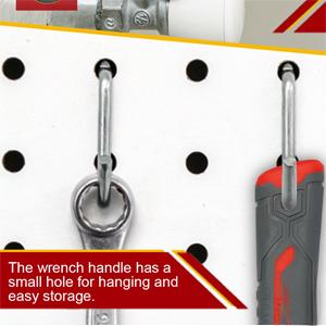 Multifunctional Self locking Wrench, Self Adjusting Pipe Wrench, 8 Inch Plumbers Wrench for (9-25mm) 3/8"-1"Nuts, Irregular Nuts, Pipes Use, Chrome Vanadium Alloy Steel (8 In)