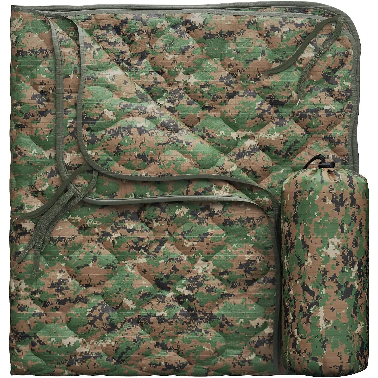 Woobie Blanket Poncho Liner Army & Military Blanket | Insulated Thermal Camping Blanket | USGI, Waterproof Army Gear & Military Gear