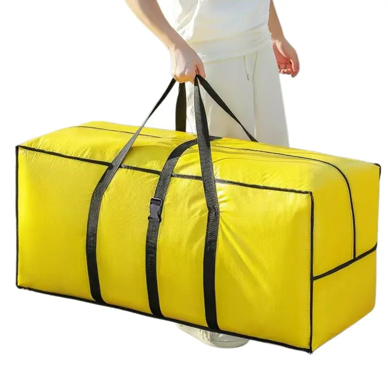 1/2/4 pcs Thickened heavy-duty moving bags, student oversized hand-held luggage bags, large-capacity clothes and quilts storage bags, outdoor camping blankets and sundries packing bags
