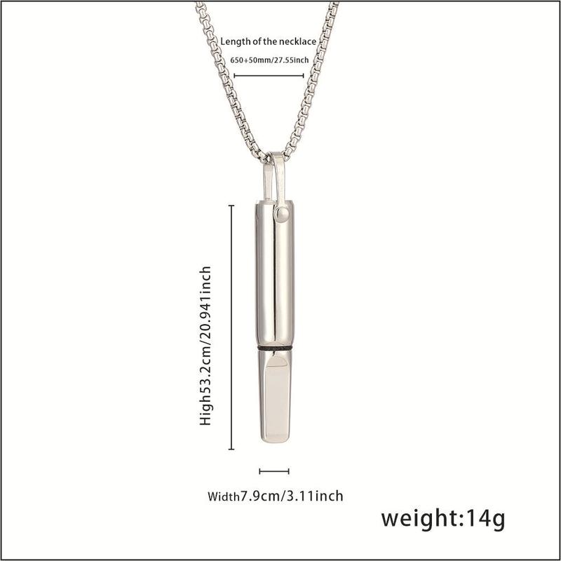 QS2230 Breathing Resistance Necklace Built-in Cotton Core Meditation Jewelry