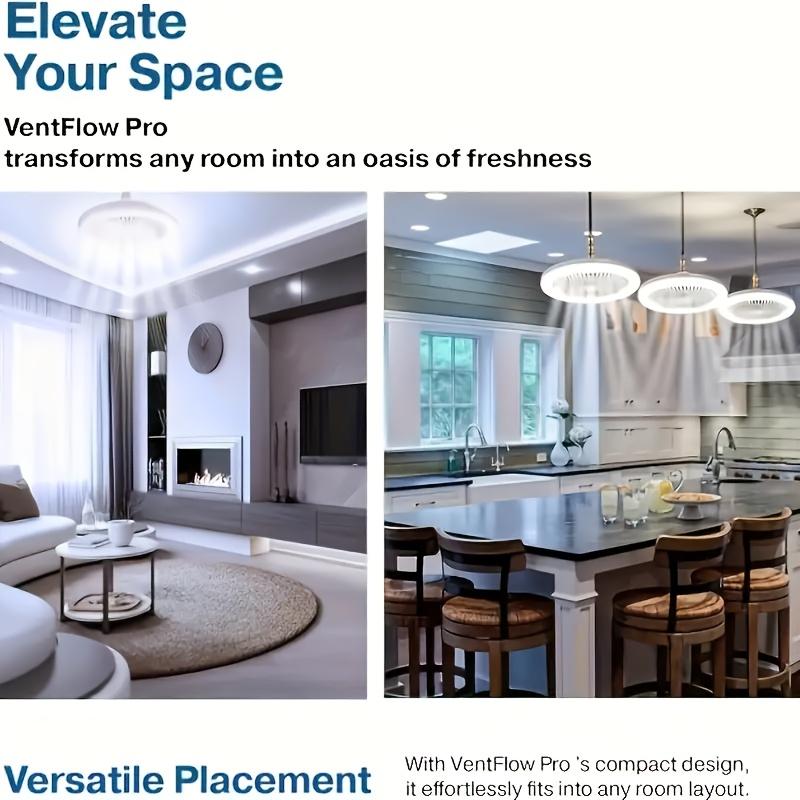 Ceiling Fan Light with LED Lights, 3 Adjustable Gears, Remote Control Available, E27 Socket Ceiling Fan, Suitable for Kitchen, Bedroom, Storage Room, Living Room, and Small Spaces, Living Room Ceiling Fan