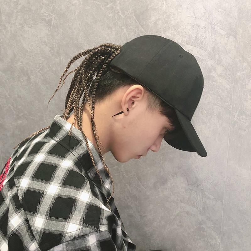 Summer Unisex Lady Men Baseball Cap Hat With Dreadlocks Wig Hip Hop Punk Hair Universal Shape Hat With Dirty Braid