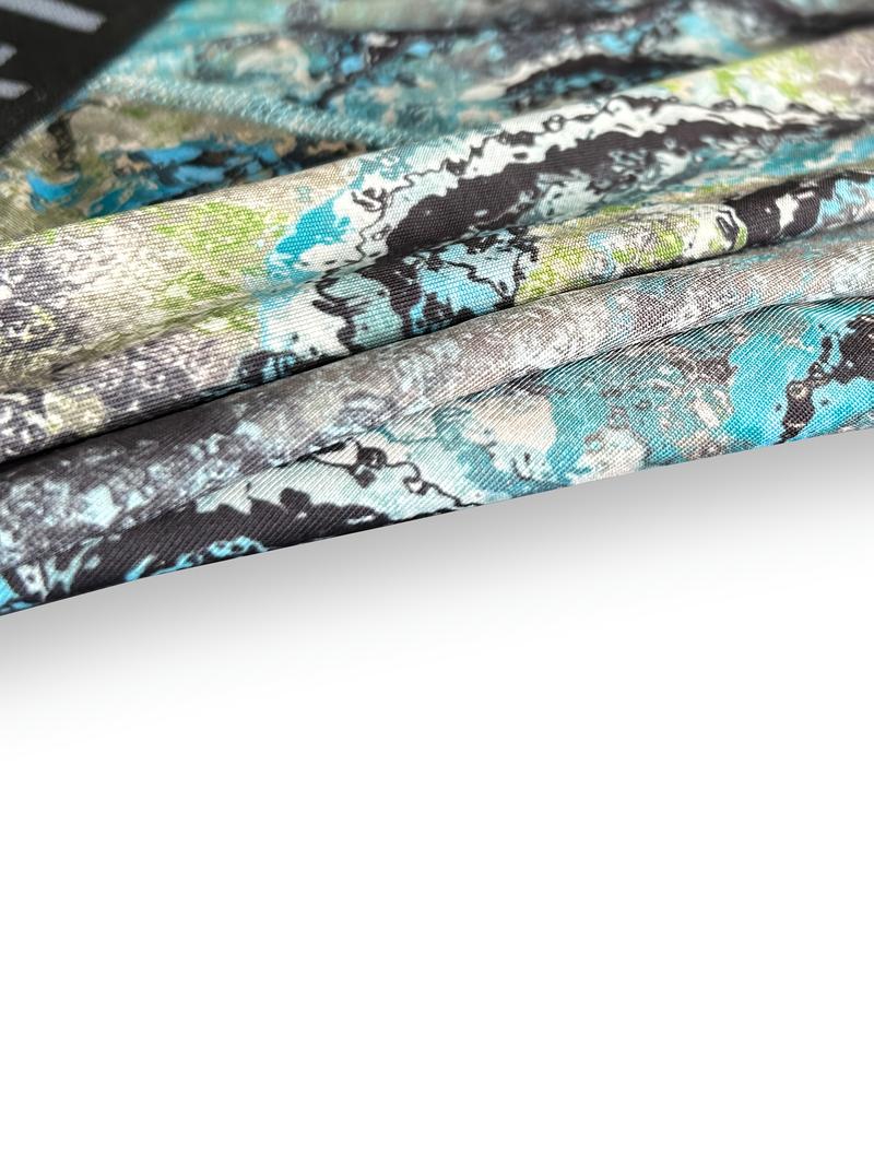 KJFISTMU 8-piece men's boxer briefs set, assorted print pack, Valentine's Day gift for boyfriend, men's long boxer briefs - breathable, colorful graffiti-style print, polyester and spandex blend, opaque geometric patterns, suitable for both men and women