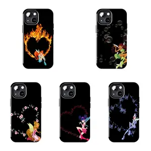 Winx Club Black Heart Fairy Phone Case   Suitable for iPhone 17-11 Pro Max/Plus and  Samsung Galaxy S23-25