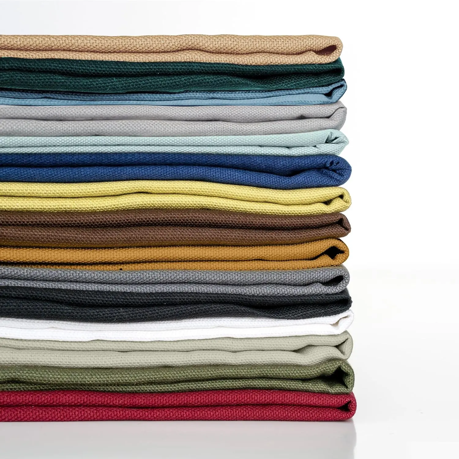 100% Cotton Canvas Fabric 10oz. 59 Inch by The Yard, Nature Duck Fabric Textile Medium Weight for Painting, Sewing, Crafts, Embroidery, Bag, Handmade Home Decor(1 Yard, Khaki)