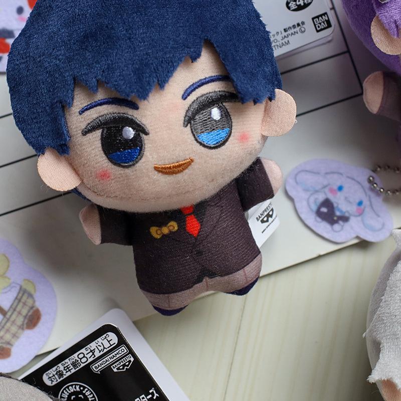 12cm Blue Lock Plush Toy Keychain Yoichi Isagi Nagi Seishiro Mikage Reo Rin Itoshi Itoshi Sae Anime Peripheral Cute Stuffed Doll