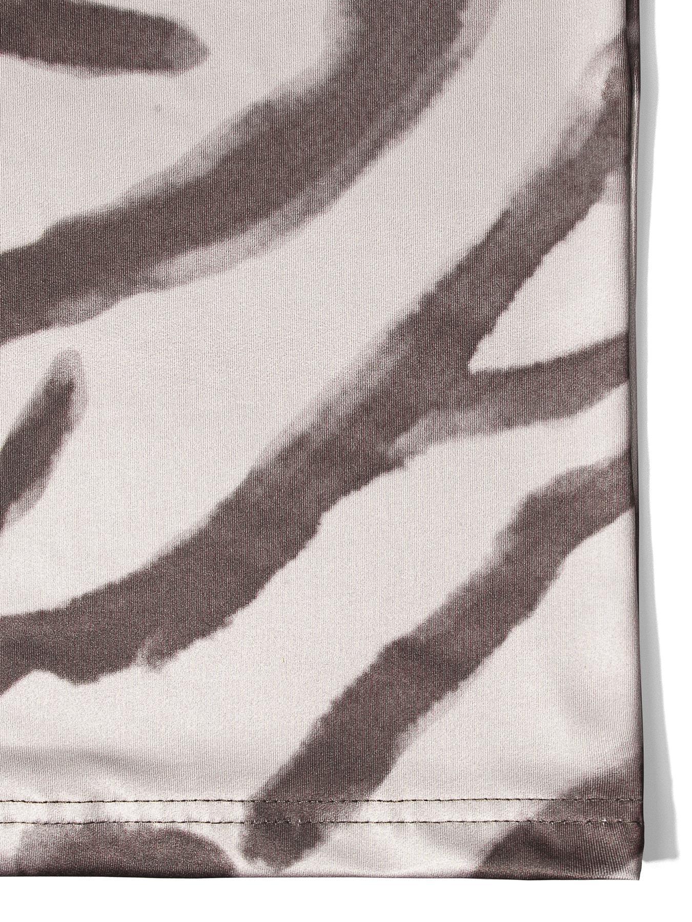 Women's Zebra Striped Print Cami Dress, Chic Casual Sleeveless Spaghetti Strap Long Dress for Party Club Dating Wear, Ladies Summer Clothes, Elegant Sleeveless Gown, Womenswear