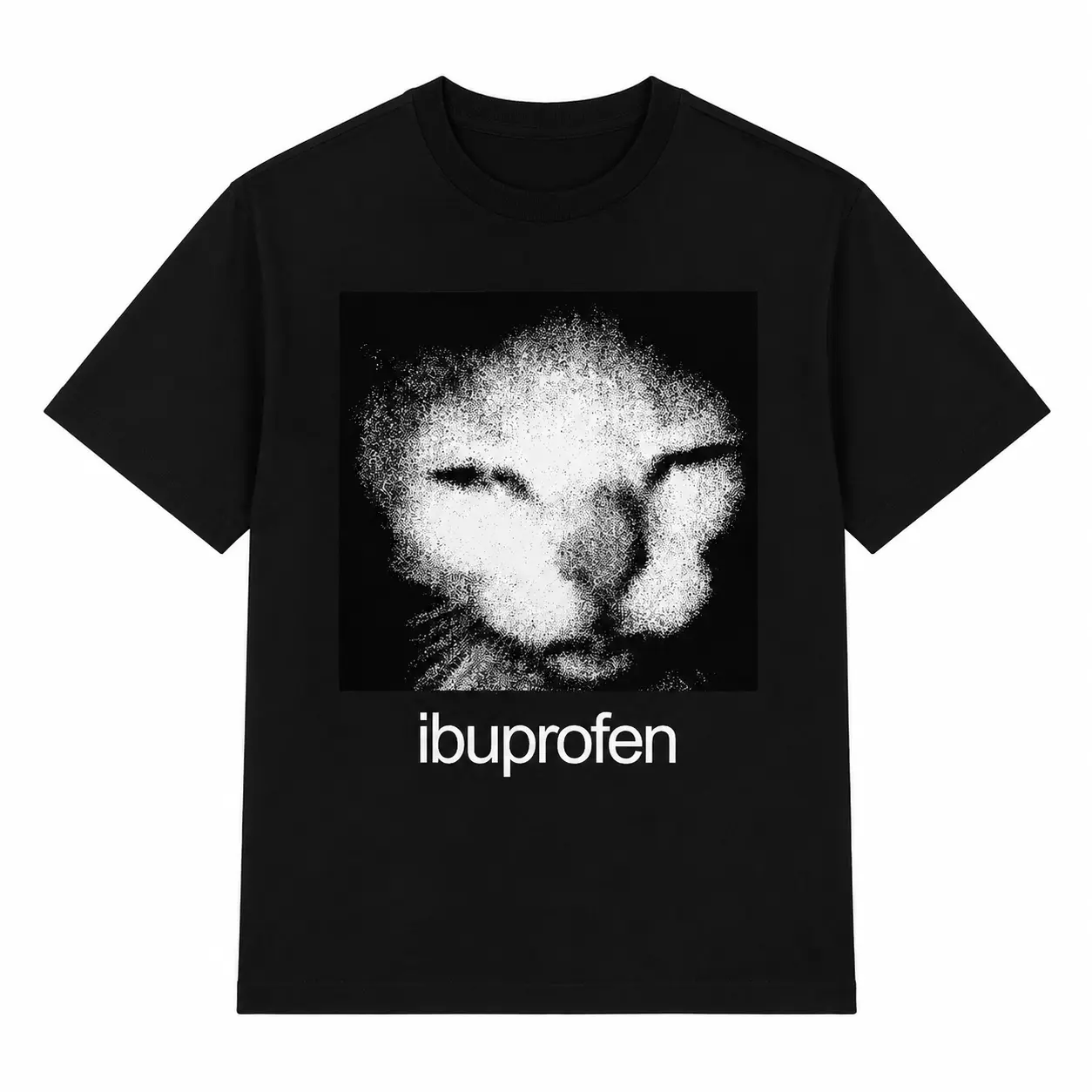 Vintage Funny Cat Meme Graphic T Shirt Men Women Humor Fashion T Shirts Oversize Cotton Casual Streetwear T-shirts Menswear Tops