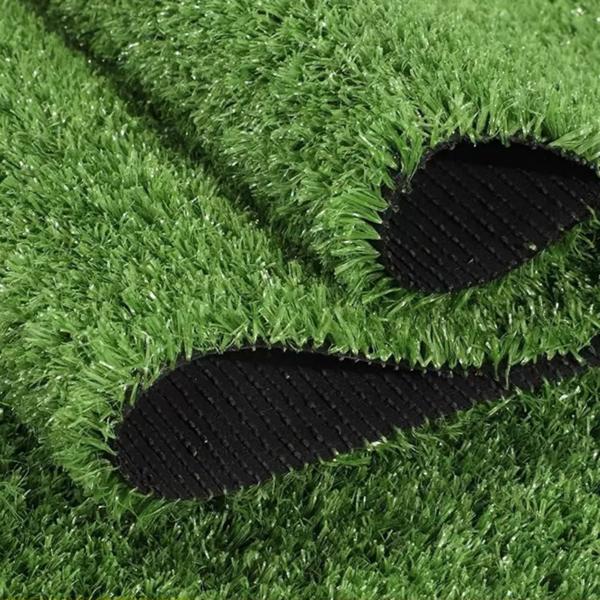 6x10 FT Artificial Grass Turf, 15mm Realistic Fake Grass Carpet with Drainage Holes, Durable Synthetic Lawn Rug for Dogs, Patio & Indoor Play