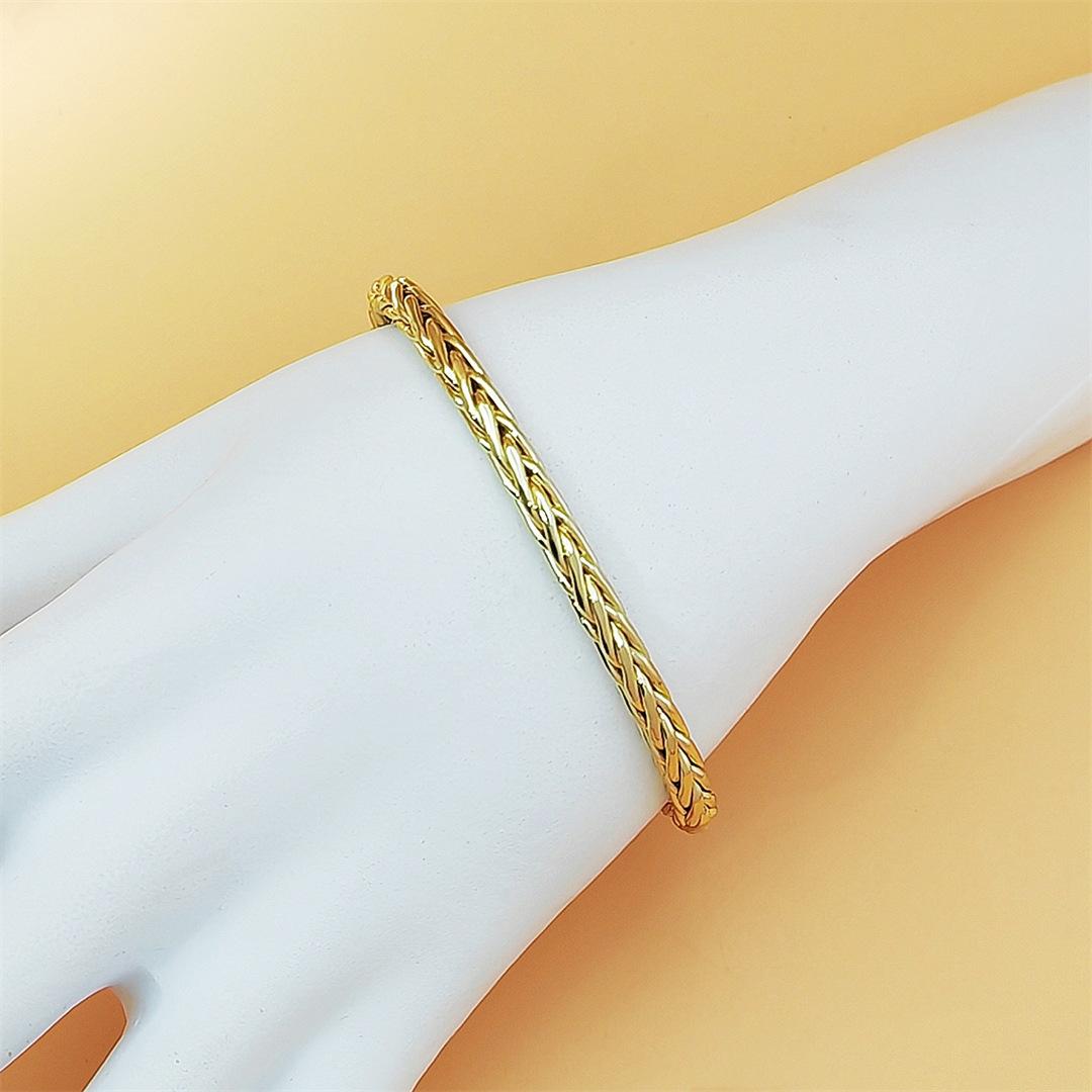 Chinese Style Braided Couple Bracelet Set, Handmade Twist Open Cuff Bangle for Men & Women, Trendy Modern Aesthetic Jewelry, Lightweight & Stylish for Daily Wear & Matching Outfits