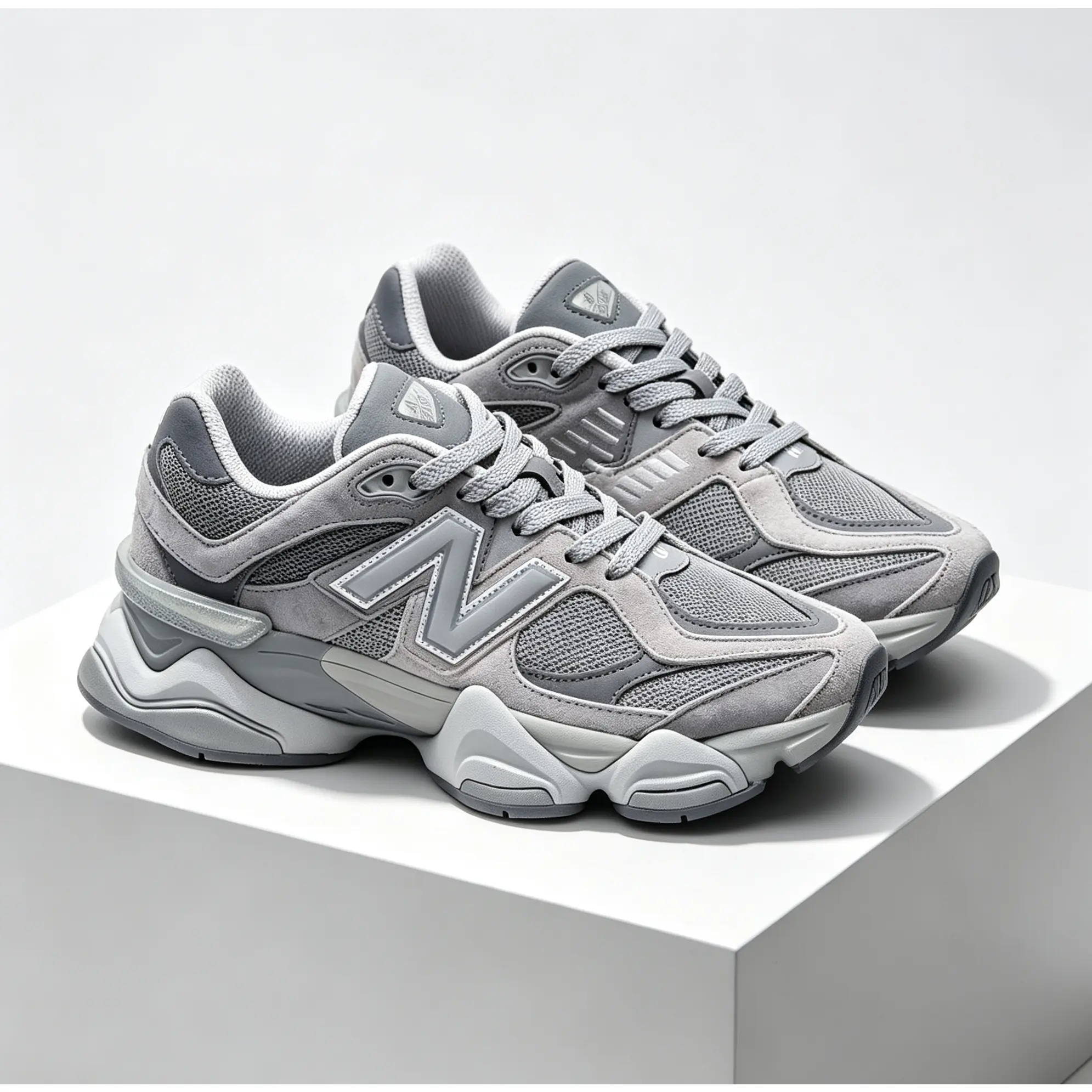 Women Retro Color Block Dad Sneakers, Multi Layer Suede Mesh Panel Casual Running Shoes, Shock Absorbing Chunky Platform Walking Trainers, Breathable Streetwear Fashion Daily Outdoor Sports Footwear