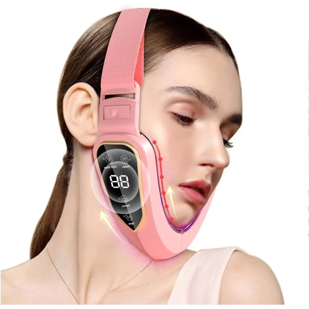 Electric V-Face Shaping Massager, LED  Facial Lifting Device, Home Skin Care Beauty Tool