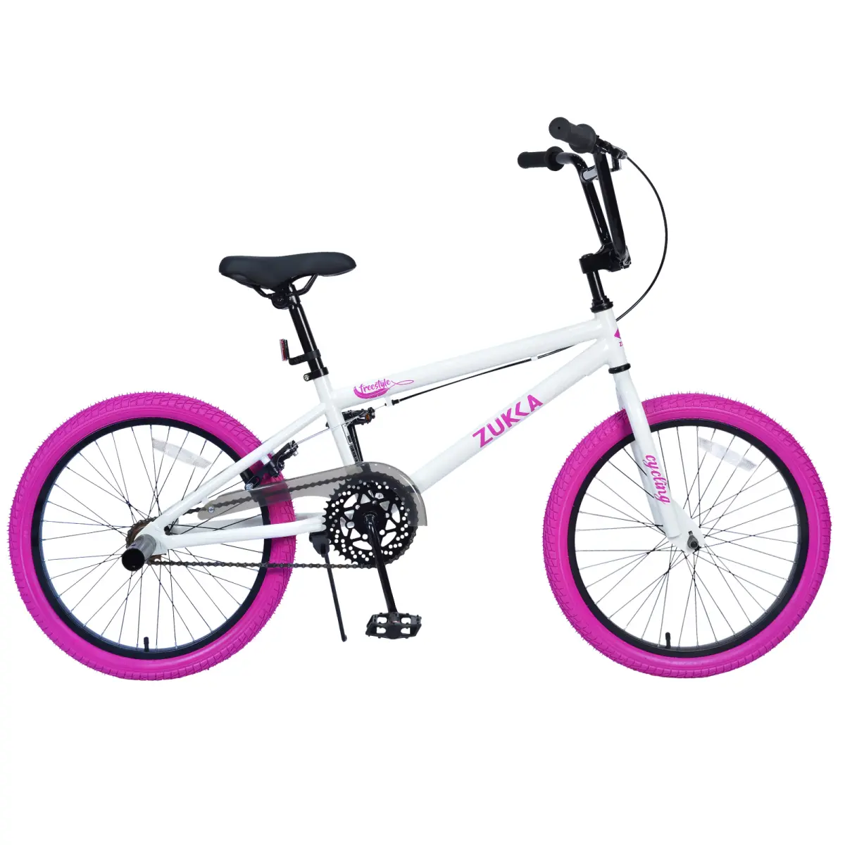 20 Inch Kids BMX Bike for Ages 7-10 (48"-61" Tall), Freestyle Steel Frame for Street & Lawn, Single Speed, Pegged, Rear Caliper Brake, Height-Adjusted Seat, 20x2.125 Tires, Includes Free Installation Tools, Kids Bike, Tool Kits, City Road
