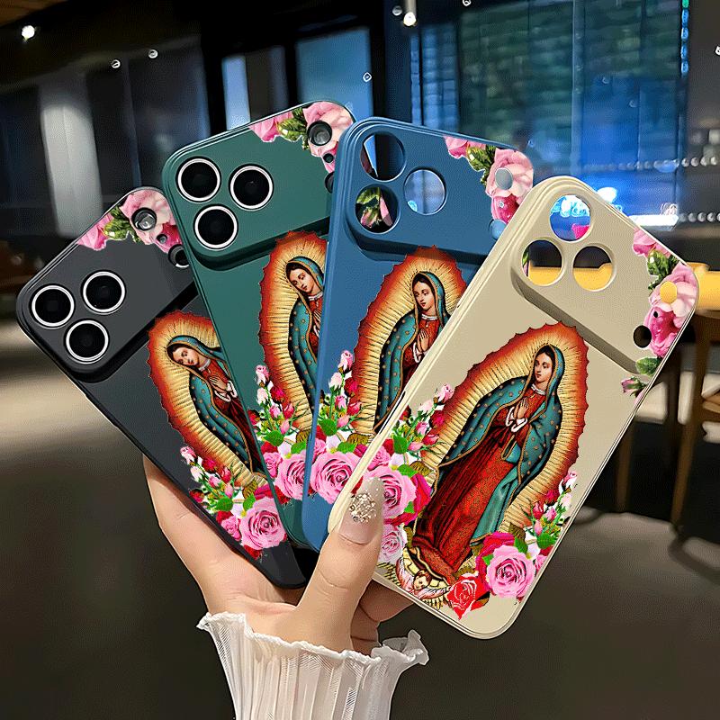 Virgin Mary flower Soft&Flexible TPU Silicone Phone Case For iPhone 17 Pro Max AIR 16 15 14 13mini 12 11 Plus XR XSMAX Cases For Samsung Galaxy S26 Ultra S25 Edge S24 S23 S22 Plus Durable|Shockproof|Full Camera Protection Virgin Mary flower Soft&Flexible TPU Silicone Phone Case For iPhone 17 Pro Max AIR 16 15 14 13mini 12 11 Plus XR XSMAX Cases For Samsung Galaxy S26 Ultra S25 Edge S24 S23 S22 Plus Durable|Shockproof|Full Camera Protection
