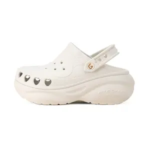 GOTO Women's Clogs, 2.36" Platform Clogs for Women, High Elasticity, Shock Absorption and Anti-Slip, Heart Style