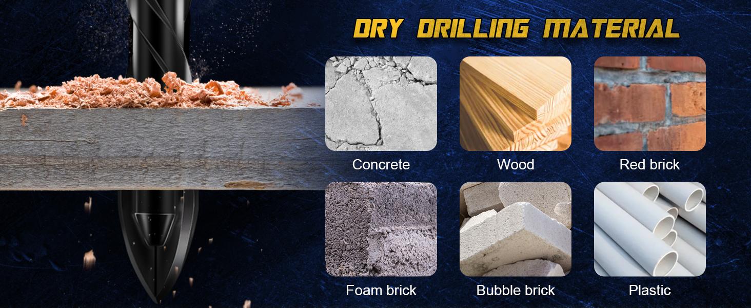 12 Count Masonry Drill Bit Set with Industrial Carbide Tip, Sawtooth Eccentric Design, Ideal for Drilling Tiles, Ceramics, Glass, Marble, Concrete, Stainless Steel 12 Count Masonry Drill Bit Set with Industrial Carbide Tip, Sawtooth Eccentric Design, Ideal for Drilling Tiles, Ceramics, Glass, Marble, Concrete, Stainless Steel