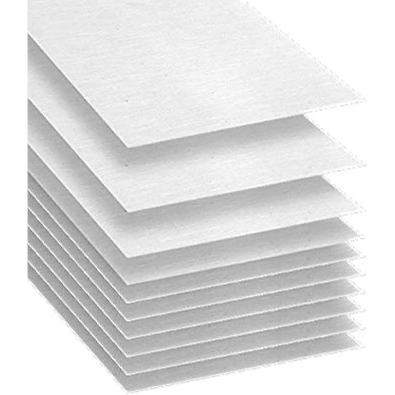 Printable Inkjet Primed Gessoed 8.5" x 11" Canvas Paper Sheets (10 Sheets)