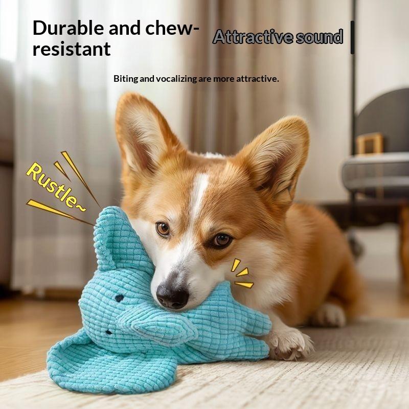 Dog toy plush sound toy big silly elephant pet